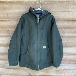 Carhartt Canvas Green Jacket | Men’s M